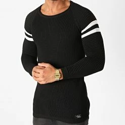 Le moins cher 😍 Pull PNM-205 Noir de Paname Brothers 👏