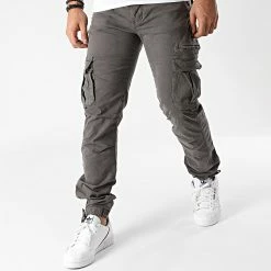 Coupon 👏 Pantalon Cargo Joker Gris de Paname Brothers ✨