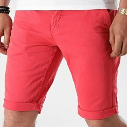 Coupon 🥰 Short Chino Skinny Bary Rouge de Paname Brothers 👏