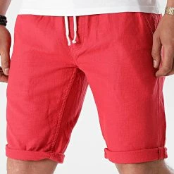 De gros ✔️ Short Chino Bravo 2 Rouge de Paname Brothers 💯