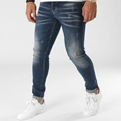Meilleure vente 🥰 Jean Slim PB-Jeans-05 Bleu Denim de Paname Brothers ❤️
