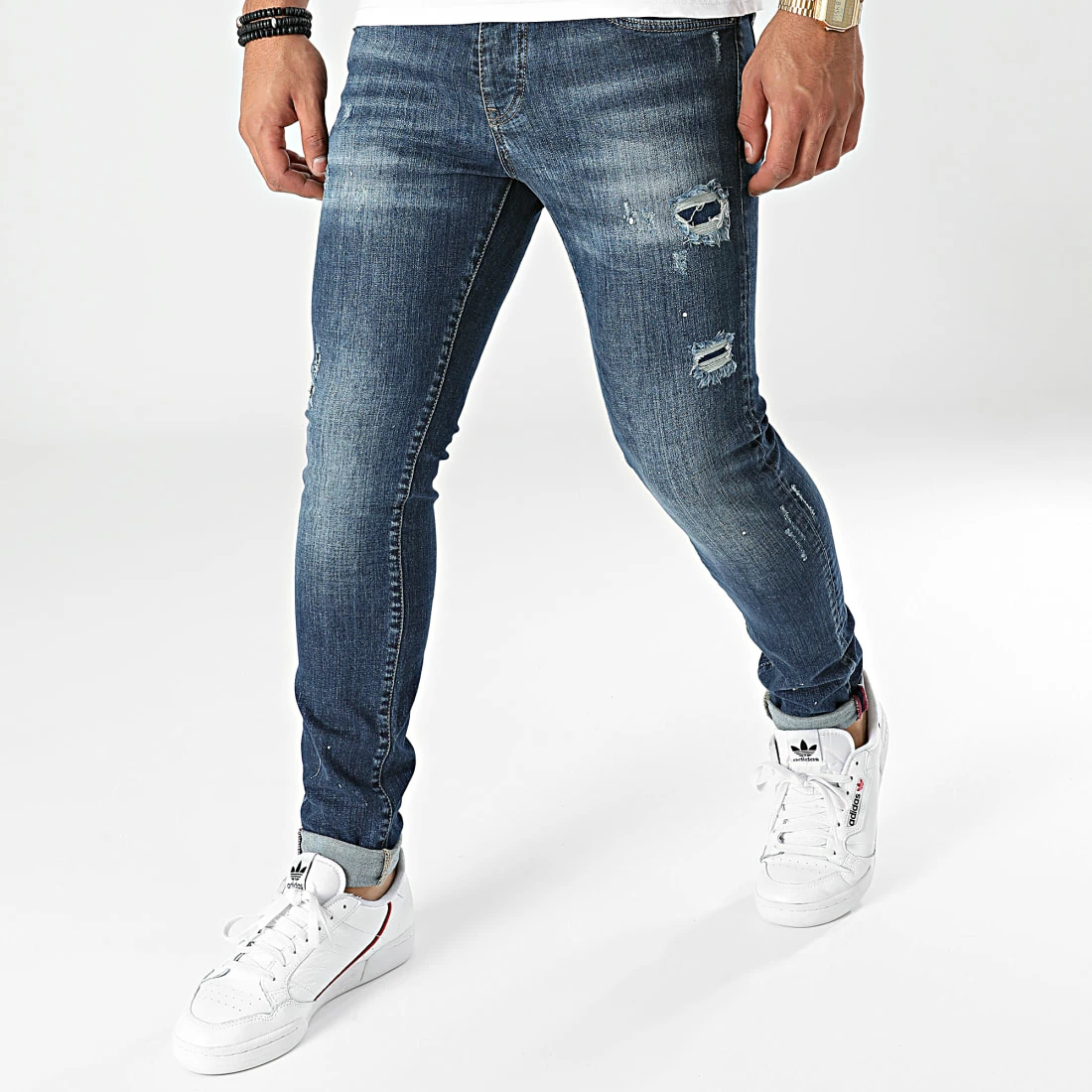De gros 🎉 Jean Slim PB-Jeans-02 Bleu Denim de Paname Brothers ✔️