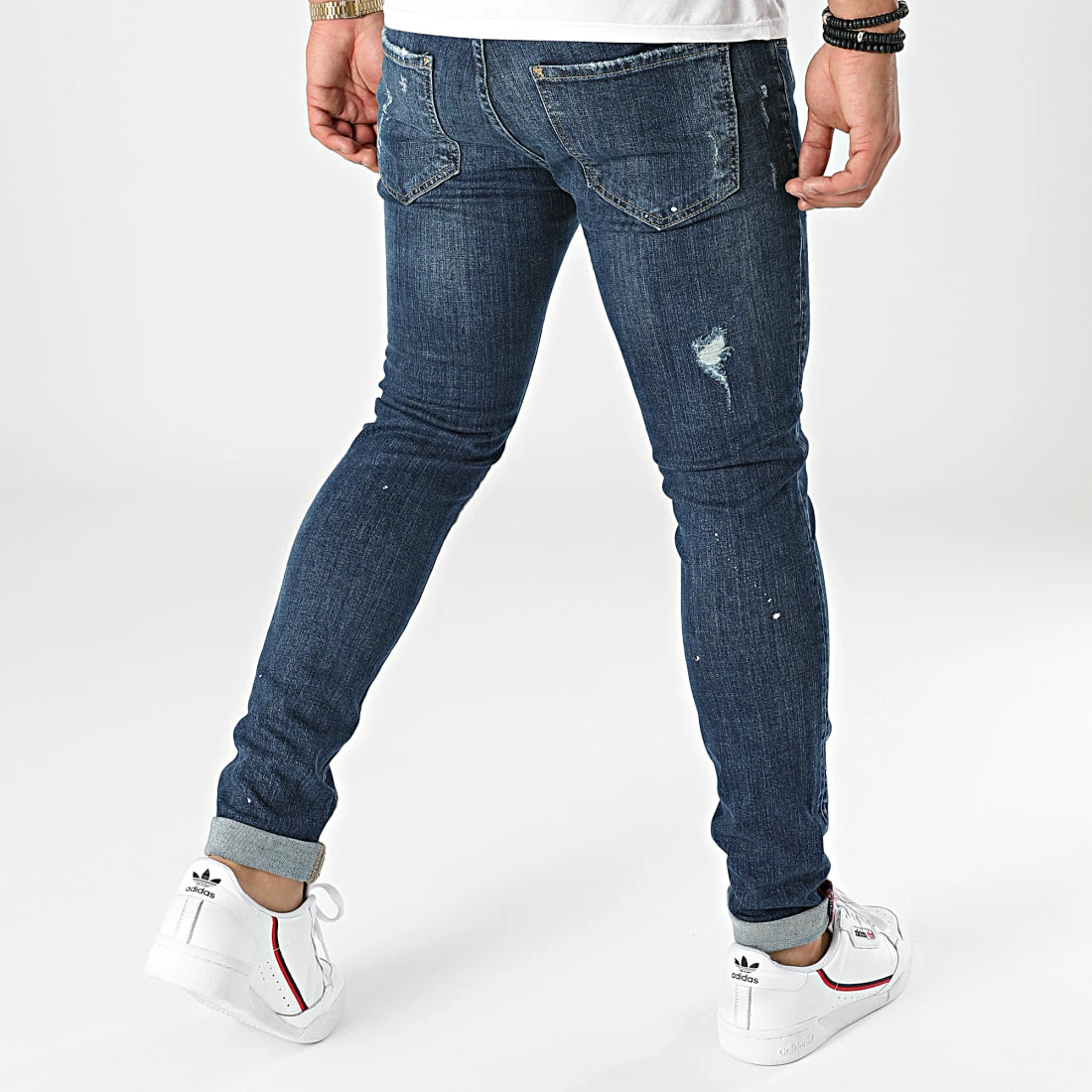 De gros 🎉 Jean Slim PB-Jeans-02 Bleu Denim de Paname Brothers ✔️ – Image 4