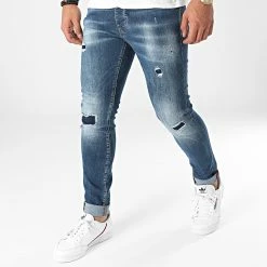 Budget 😍 Jean Slim PB-Jeans-12 Bleu Denim de Paname Brothers ❤️