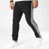 Sortie ✔️ Pantalon Jogging A Bandes Carreaux London Noir de Paname Brothers 💯