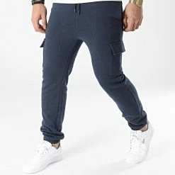 Vente flash 😉 Pantalon Jogging Prince Bleu Marine de Paname Brothers 🛒