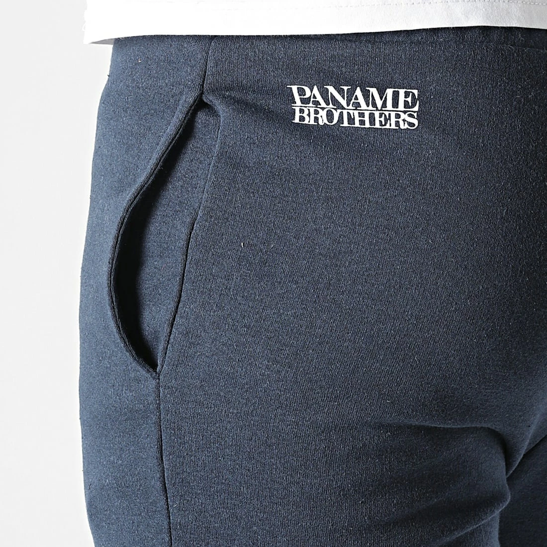 Vente flash 😉 Pantalon Jogging Prince Bleu Marine de Paname Brothers 🛒 – Image 2