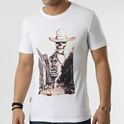 De gros 🛒 Tee 👚 Shirt Tixi Blanc de Paname Brothers 🥰