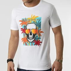 Grosses soldes 💯 Tee 👕 Shirt Tommy Blanc Floral de Paname Brothers 🔔