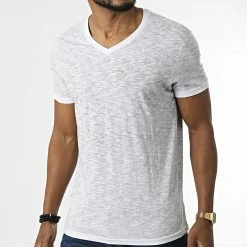 Les meilleures critiques de 🤩 Tee 👚 Shirt Tono-A Blanc Gris Anthracite Chiné de Paname Brothers 🧨