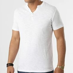 Grosses soldes 💯 Tee 👚 Shirt Talor Blanc Chiné de Paname Brothers 😉