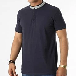 Offres ✔️ Polo A Manches Courtes Paso Bleu Marine de Paname Brothers 👍