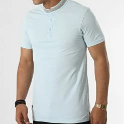 Remise 🎁 Polo A Manches Courtes Paso Bleu Clair de Paname Brothers ✔️