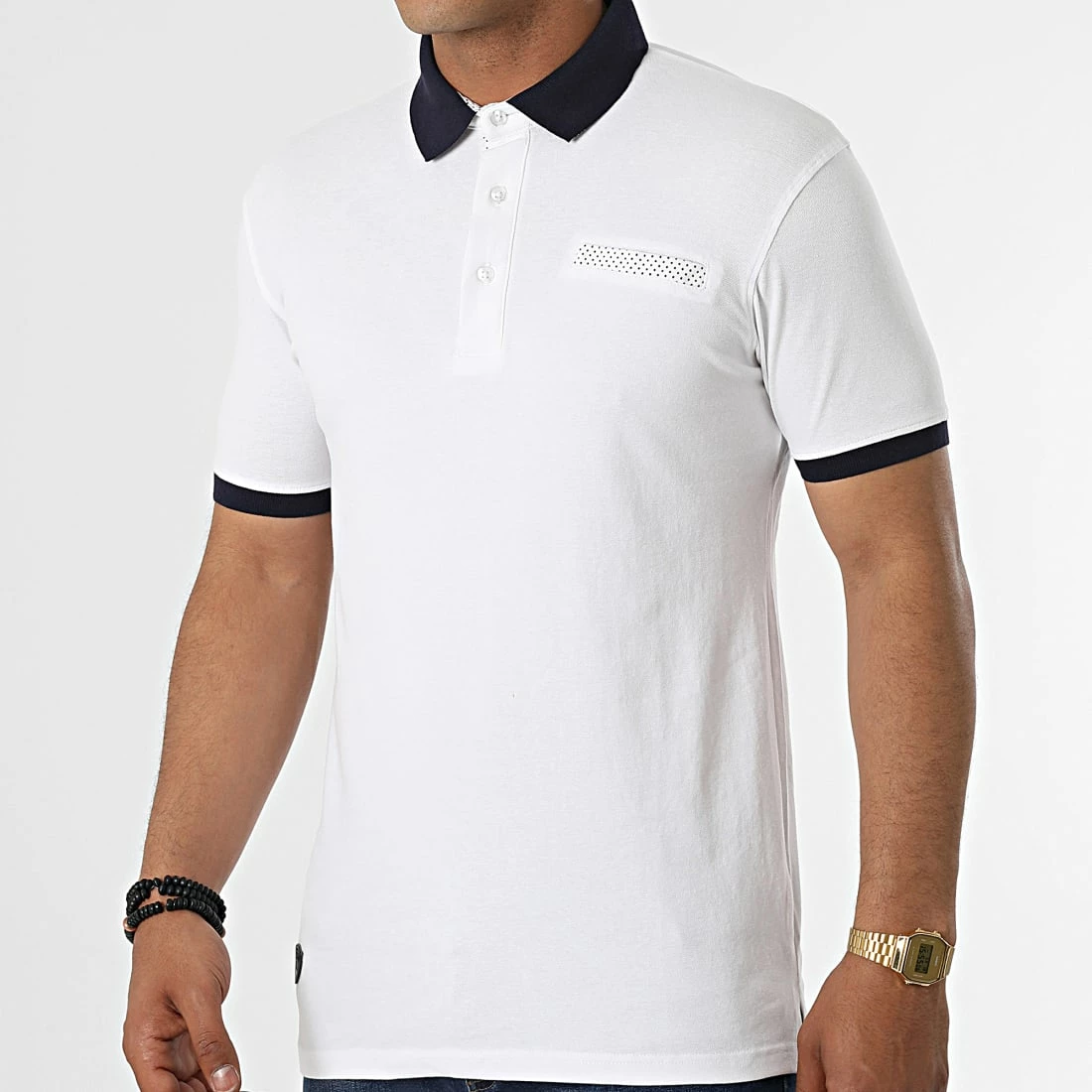 De gros ⌛ Polo A Manches Courtes Pampa Blanc de Paname Brothers 😉