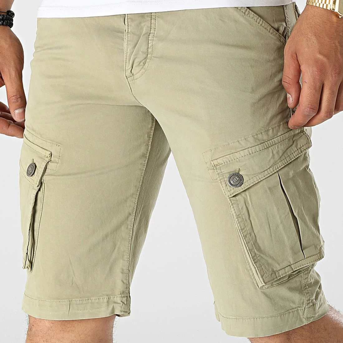 De gros 🛒 Short Cargo Betty Vert Kaki de Paname Brothers 🌟