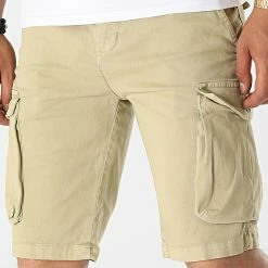 Meilleure affaire ⭐ Short Cargo Bill A Vert Kaki Clair de Paname Brothers 🤩