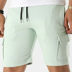 Grosses soldes 👍 Short Jogging Boby B Turquoise de Paname Brothers ❤️