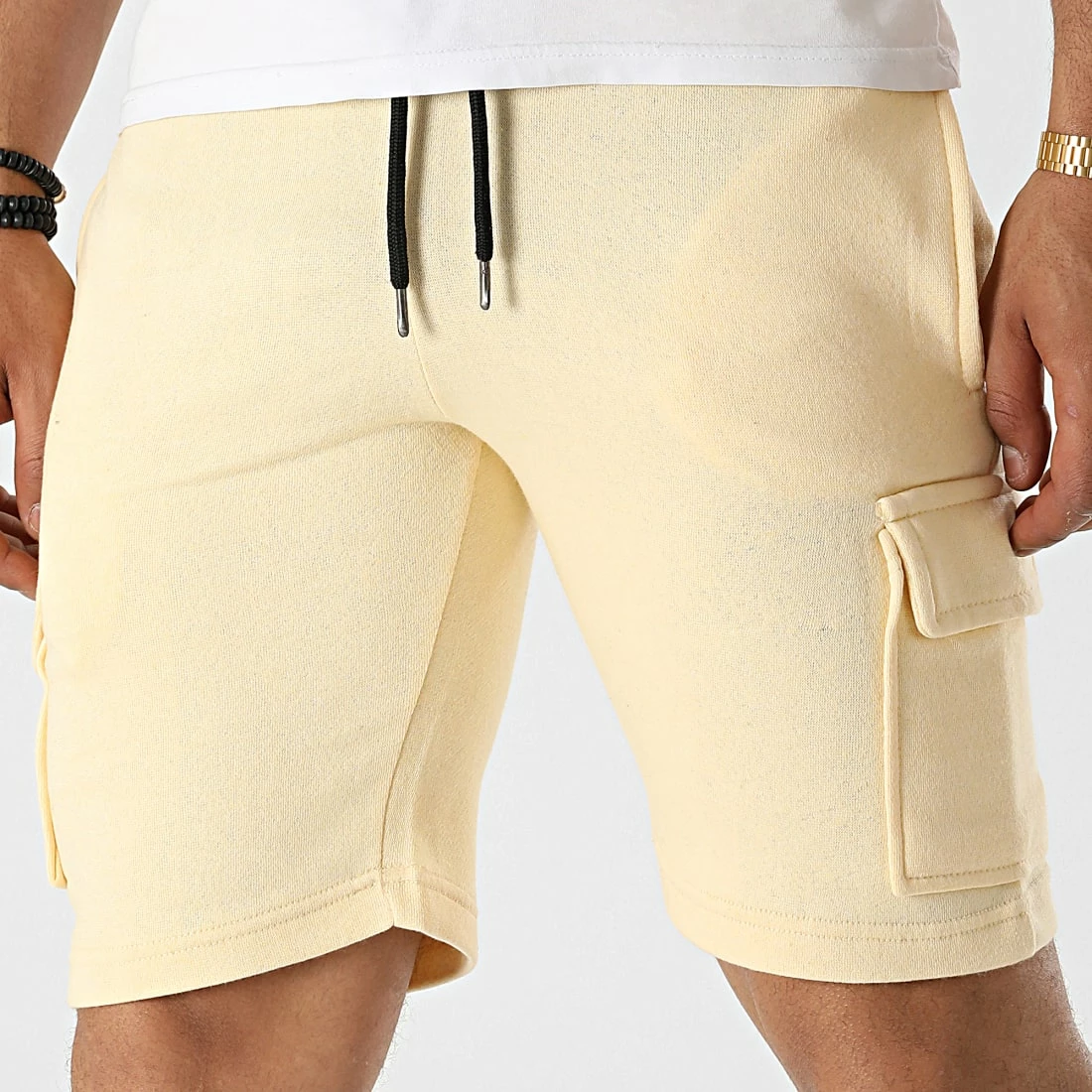 Remise ⭐ Short Jogging Boby C Beige de Paname Brothers 🌟