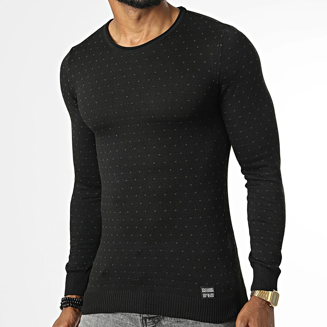 Sortie 🎉 Pull PNM-231 Noir de Paname Brothers ✔️