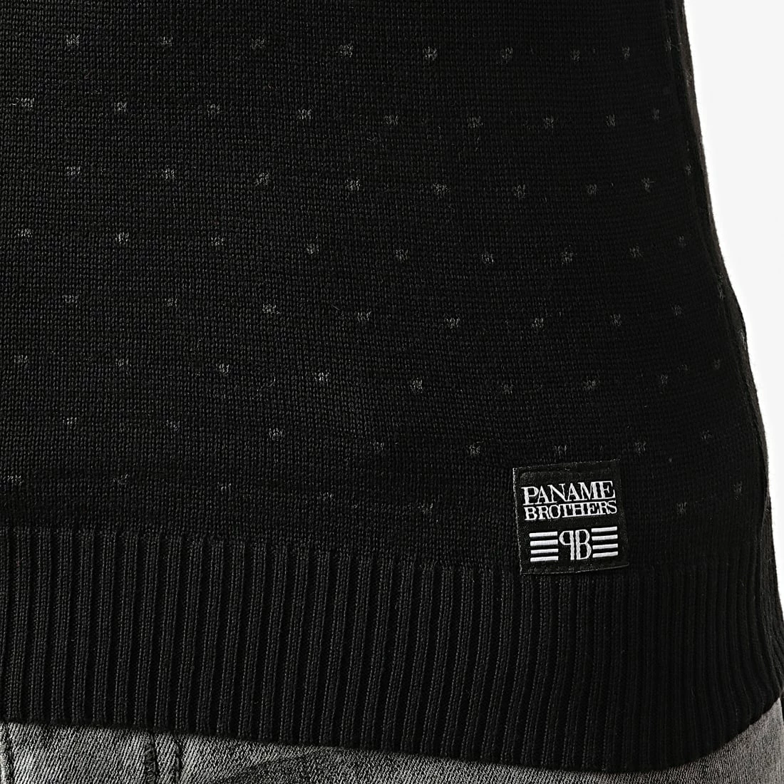 Sortie 🎉 Pull PNM-231 Noir de Paname Brothers ✔️ – Image 2